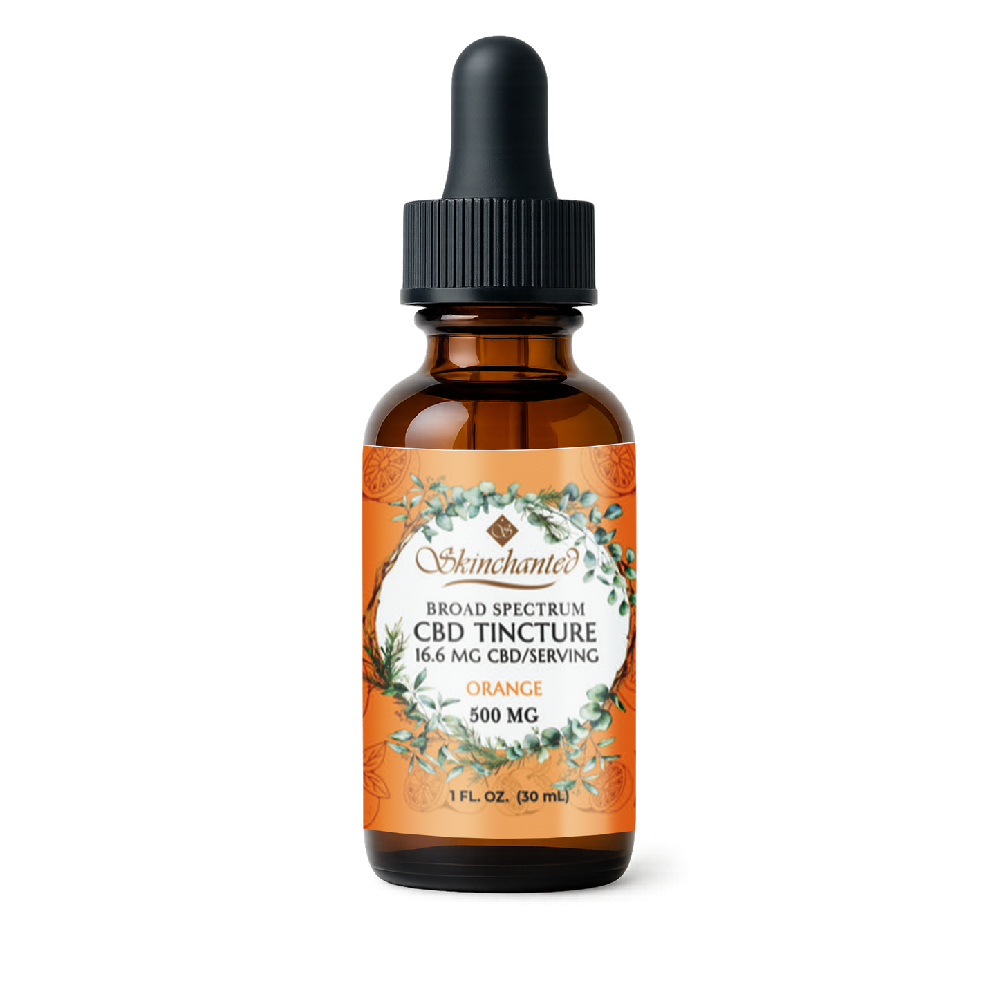 Broad Spectrum CBD 500mg tincture orange