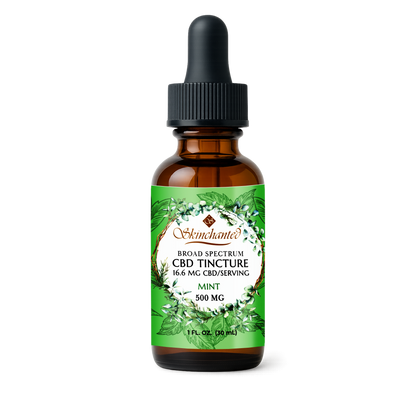 500mg Broad Spectrum CBD tincture mint