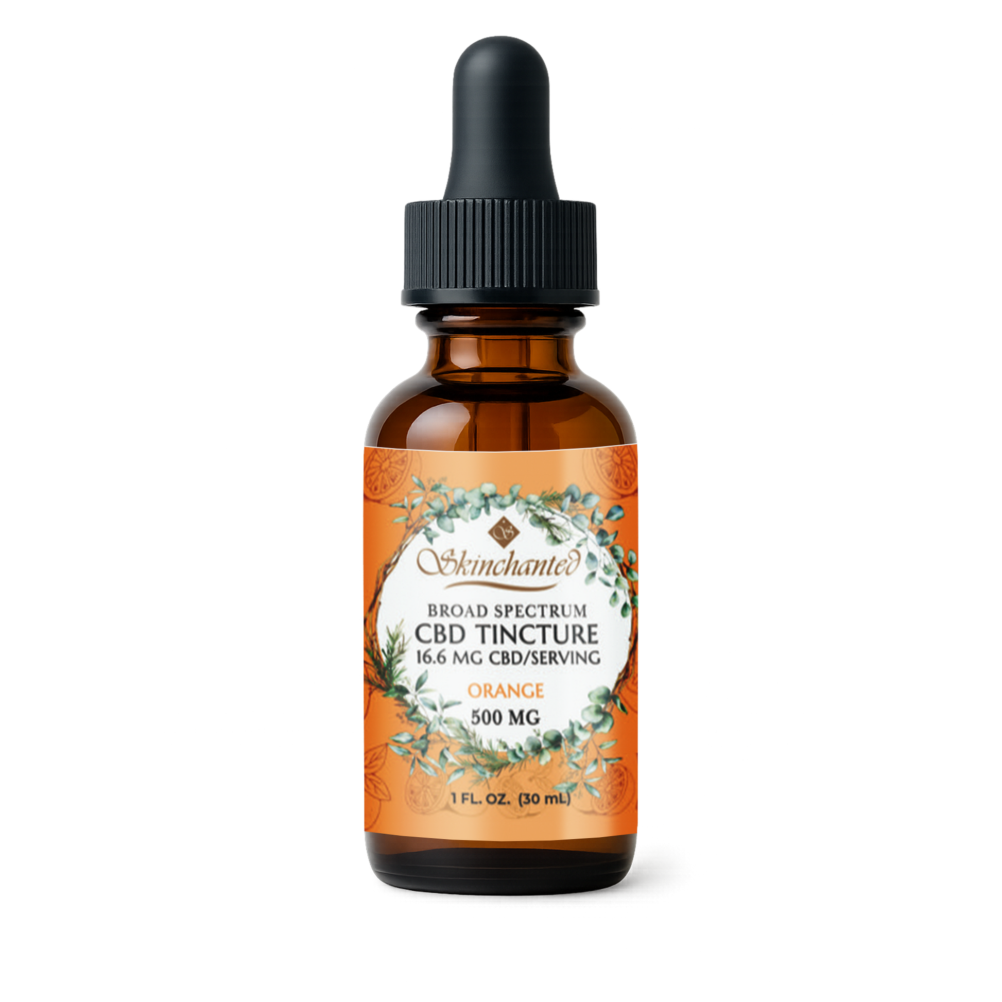 Broad Spectrum CBD 500mg tincture orange