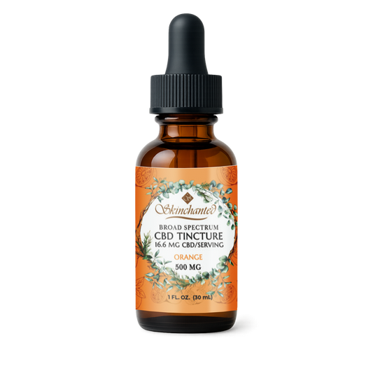 Broad Spectrum CBD 500mg tincture orange